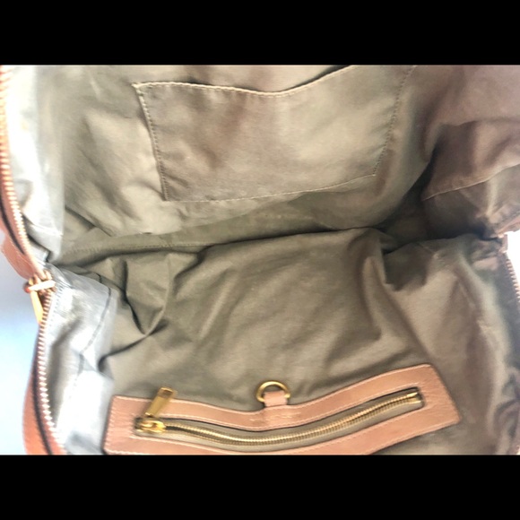 Marc Jacobs Tan Quilted Leather Tote Shoulder Bag Purse Gold Chain